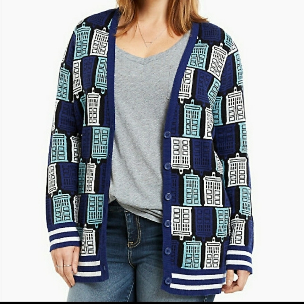 Torrid doctor who cardigan size 4